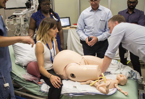 Preparing for the simulated delivery