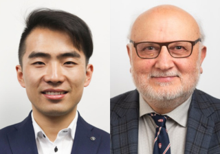 Left: Fan Jason Yu, right: Professor George Demopoulos