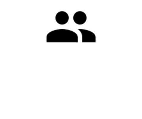 Icon of two people standing next to each other.
