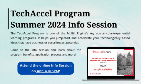 TechAccel Summer 2024 Info Session poster