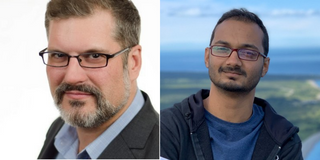 Profile Pictures of Professor Jeff Bergthorson and Kartik Mangalvedhe