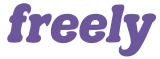 Freely logo in purple