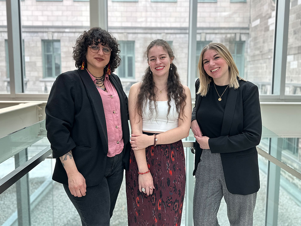 Teamwork Program team (l to r: Reem Ramadan, Shay Heans-Moreyra, and Renee Pellissier)