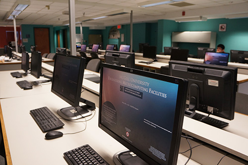 a computer lab