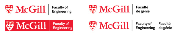 Faculty logo in different colors and languages