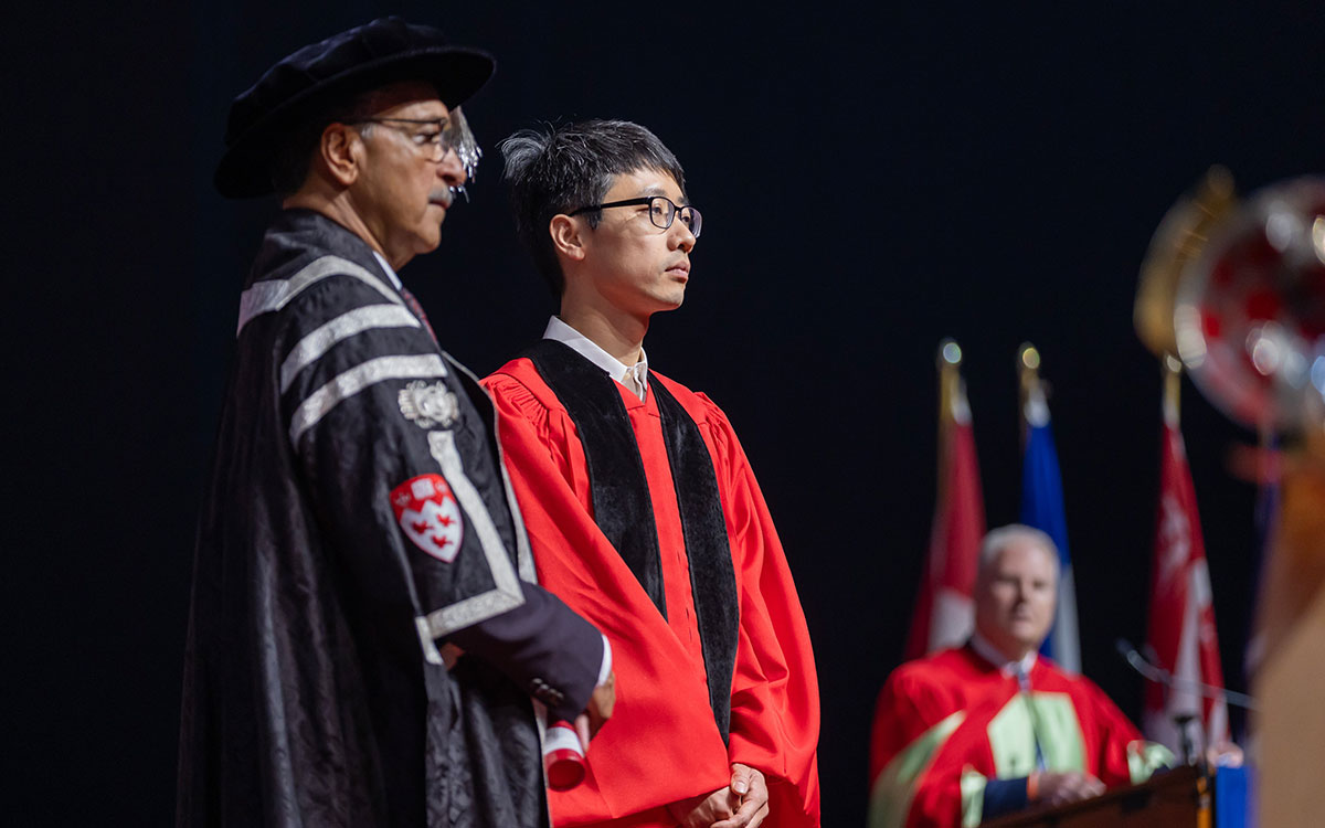 Prof. Jianyu Li and President Deep Saini