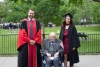 Prof. James Forbes with McGill alumnus and Professor Emeritus Tom Pavlasek (BEng44, MEng'48, and PhD'58) and his granddaughter Natalia Pavlasek, B.Eng. 2021 (Mechanical).