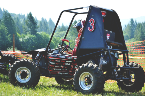 A mini Baja racing car