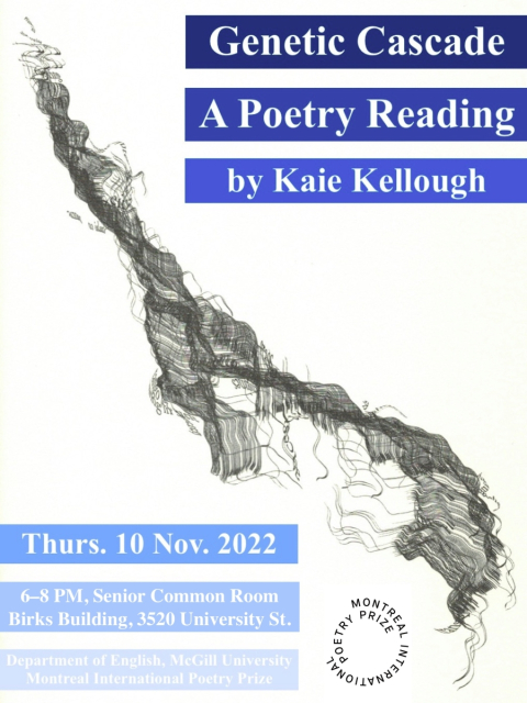 Kaie Kellough Reading poster