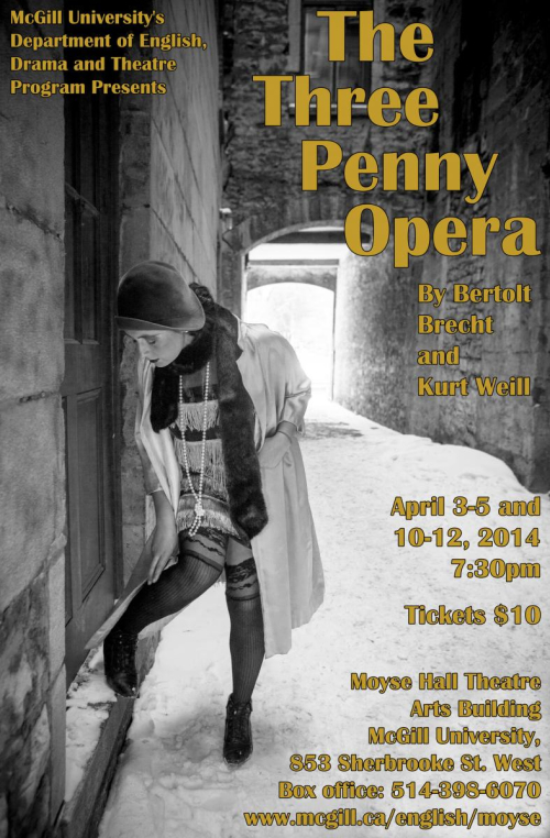 The Three Penny Opera poster