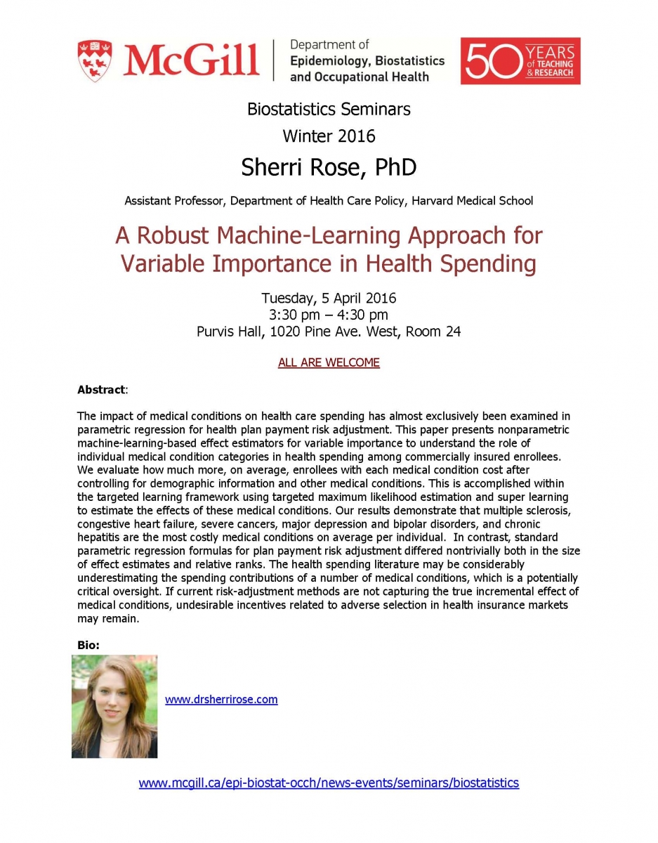 Biostatistics Seminar A Robust Machine Learning Approach For