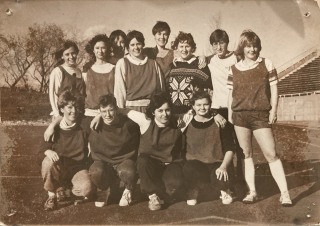 female soccer team from the 80's