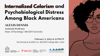 Internalized Colorism and Psychobiological Distress Among Black Americans flyer 