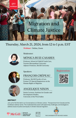 QES March 21 Migration and Climate Justice Poster 
