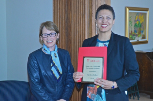 Principal and Vice-chancellor Fortier and Rachel Zellers