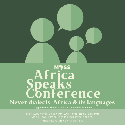 Africa Speaks Conference Poster