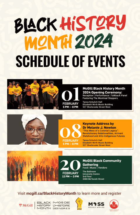 Black History Month Calendar of Events