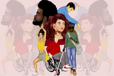 Illustration de la page couverture de la Stratégie d'accessibilité de McGill.