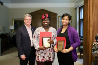 Provost Manfredi and Andreann Asibey and Christelle Tessono