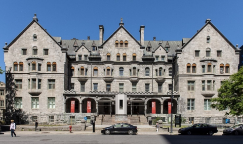 The façade of the Strathcona Music Building