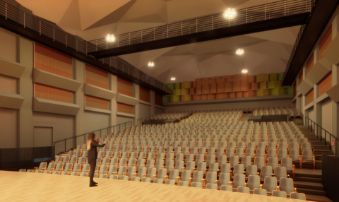 Rendering of Pollack Hall
