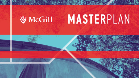 Cover page of McGill's master plan