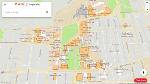 Construction map downtown campus