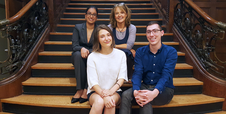 Sajeda Hedaraly, Johanne Poirier, Maryna Polataiko, Jesse Hartery