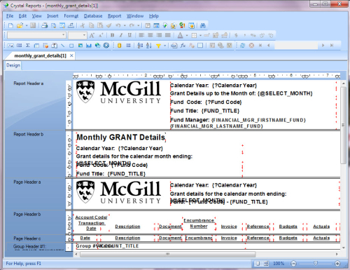 running web crystal reports login instructions and exporting