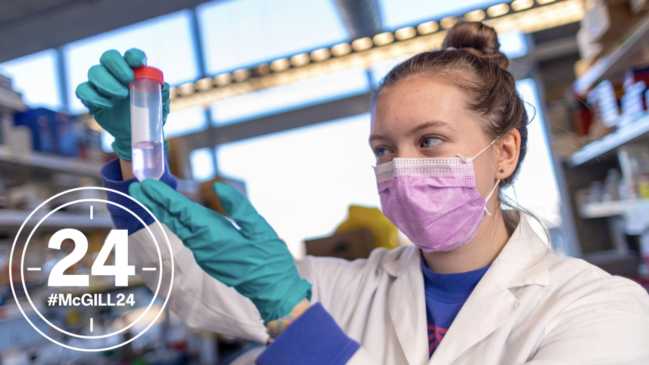 Photo of a girl in a lab