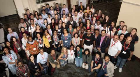 Attendees of the 2017 McGill Summer Institutes in Global Health posing for a photo. 