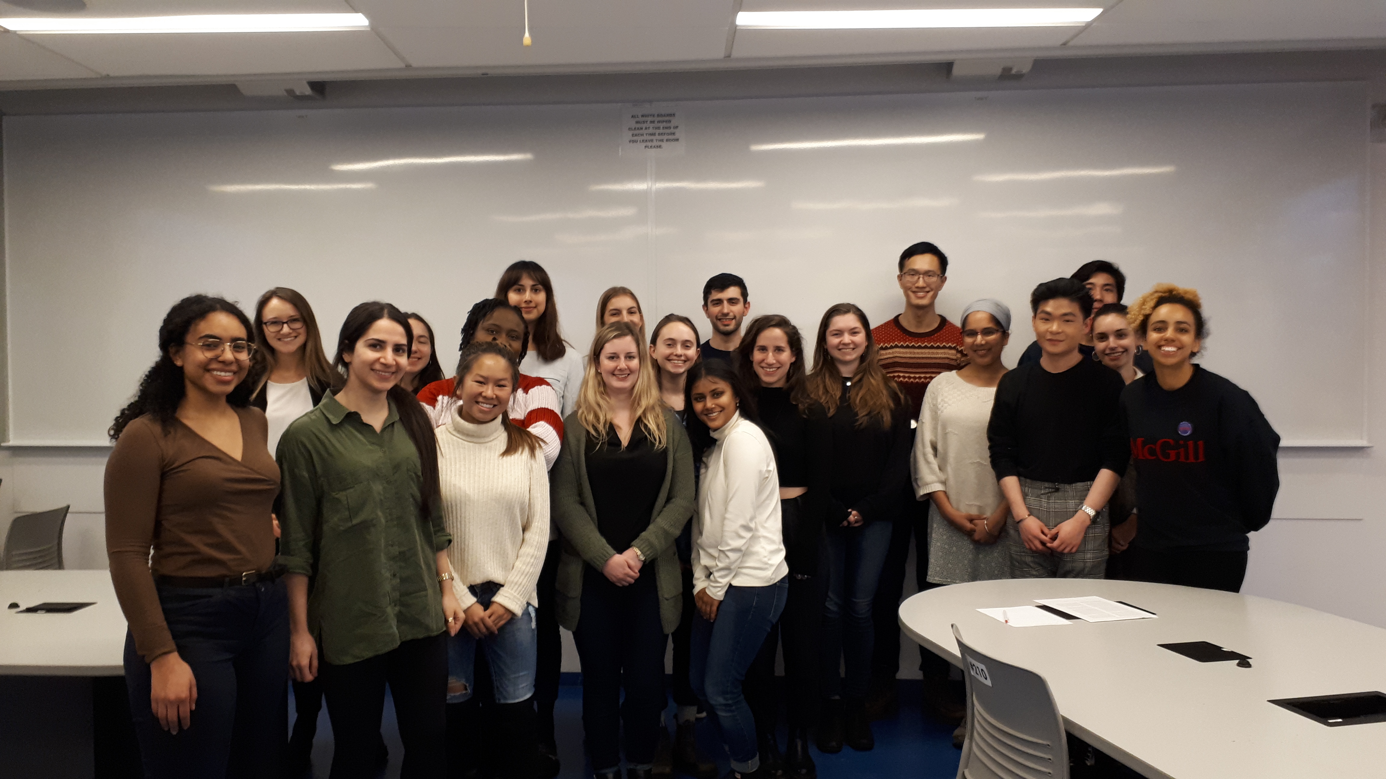 Gathering of 2019 Global Health Scholars students 