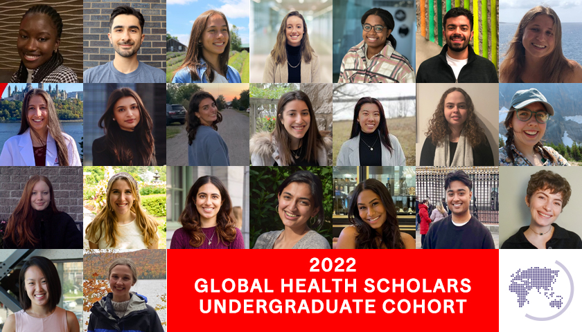 Mosaic of the 2022 Undergraduate Global Health Scholars