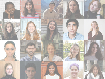 Mosaic of the 2019 Global Health Scholars - Undergraduates
