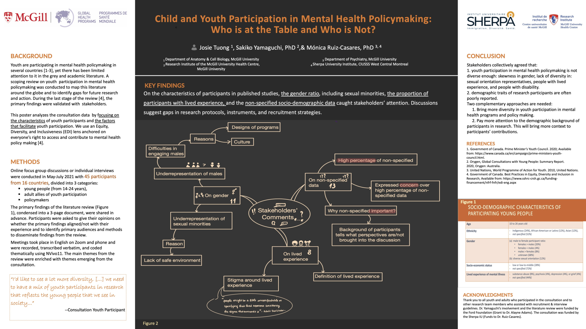 Overview of Josie Tuong's poster