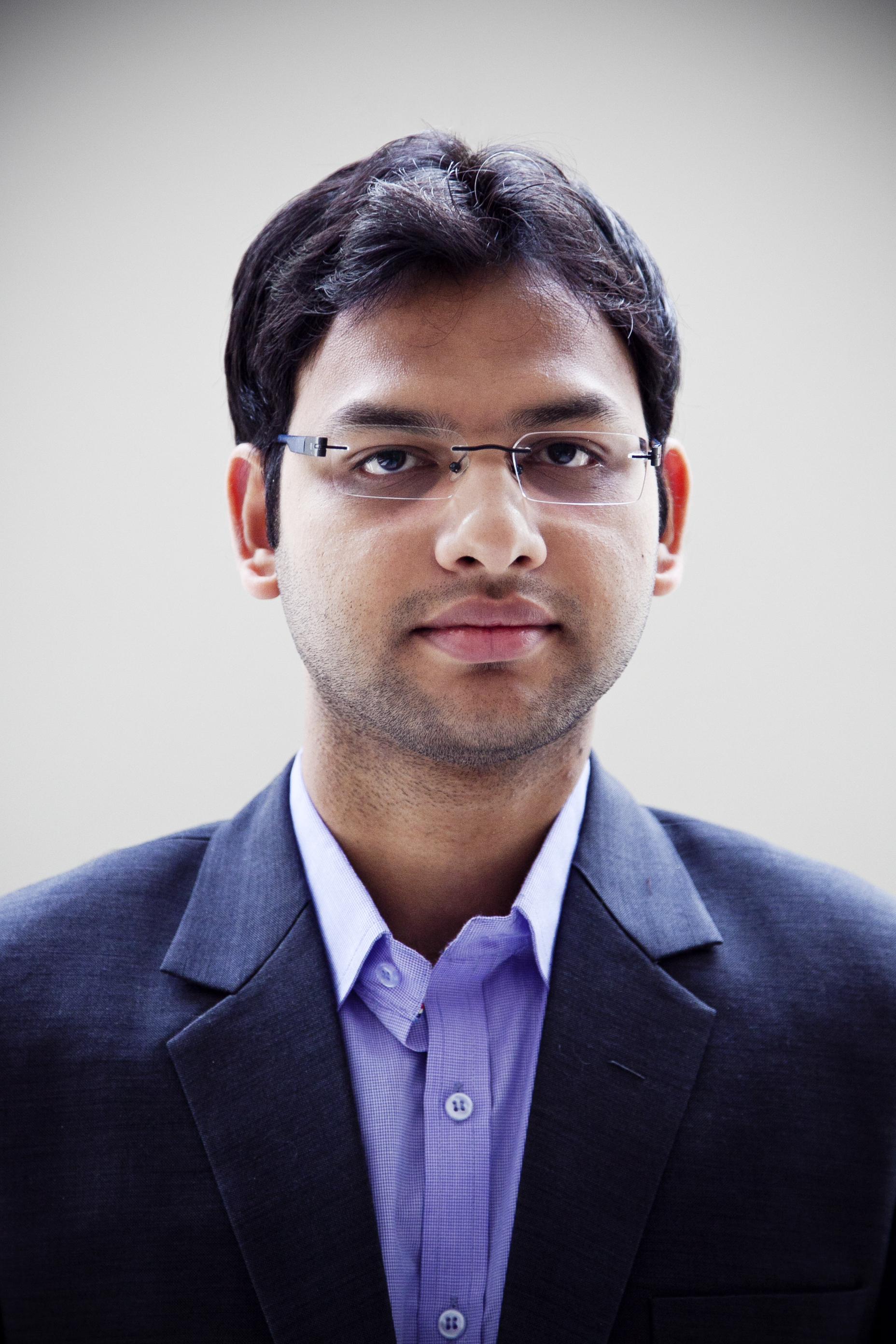 Student intern, Tuhin Das