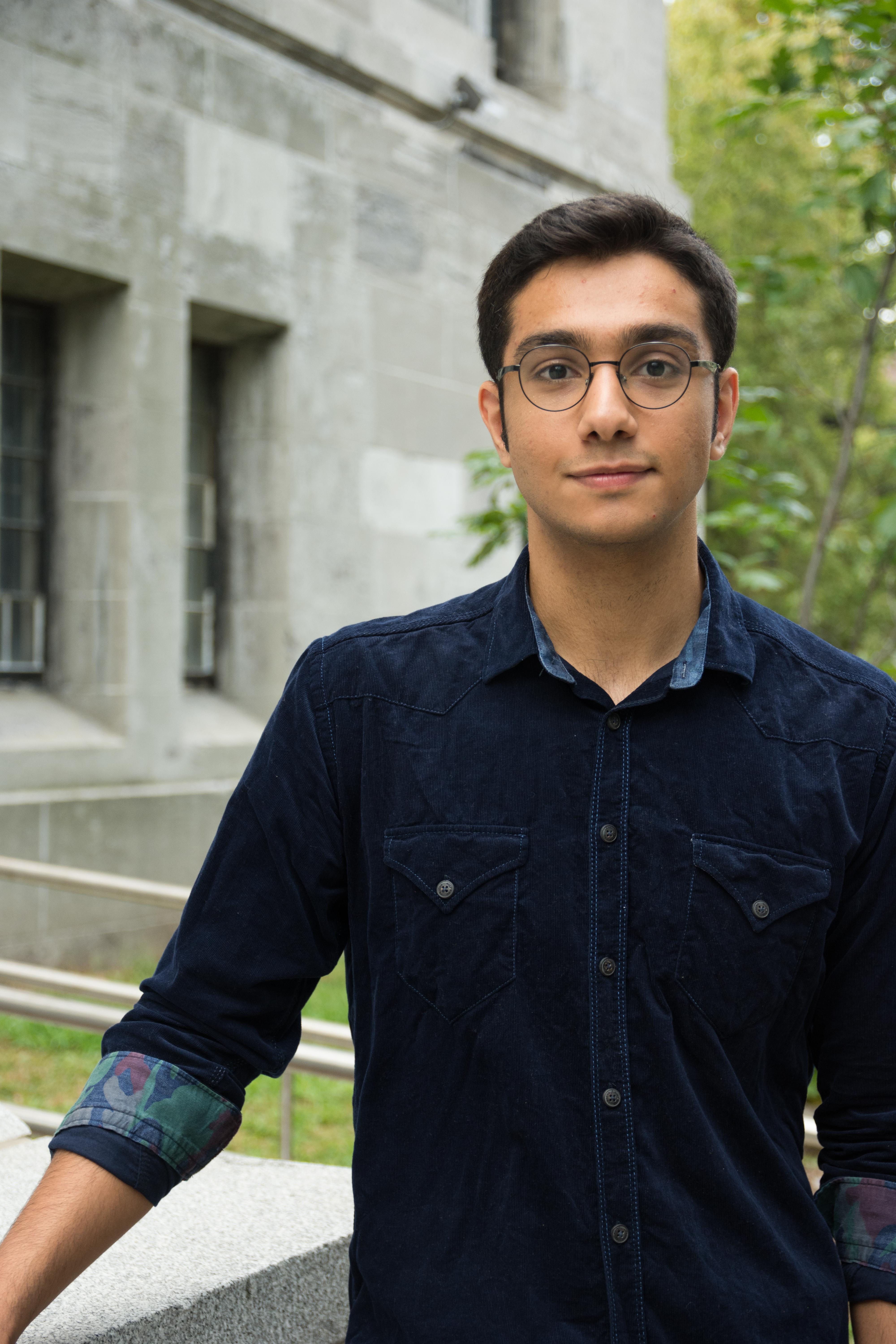 Student intern, Hossein Jafarzadeh