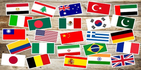 Flags from aroud the world