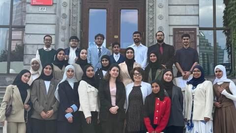 McGill-UAE Fellows Summer 2025 group photo
