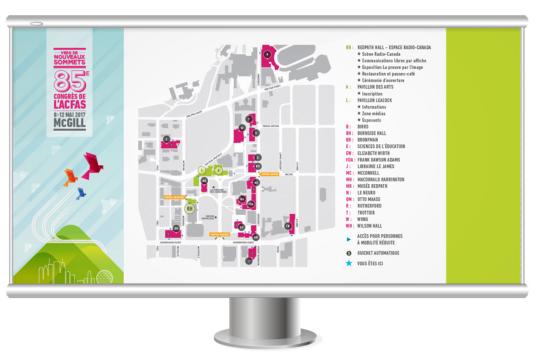 85th annual congress of the Association francophone pour le savoir (Acfas) Map