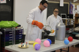 Freezing a flower in liquid Nitrogen