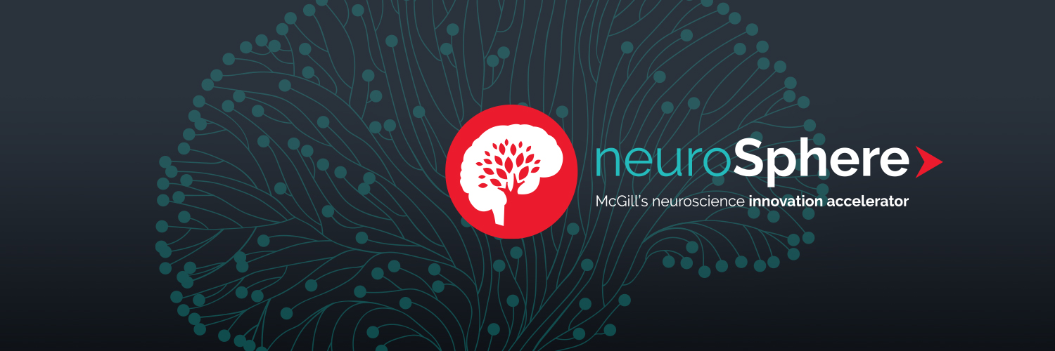 NeuroSphere logo against a grey background.