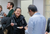 Student and Bashivan networking 