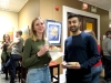 Trainee Committee Communications Officer Emma and Research Day Chair Manesh enjoying the networking session at the January Trainee Get-Together.