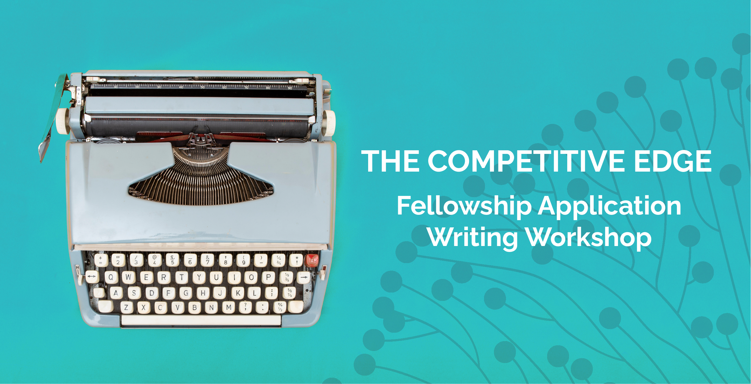 event header for fellowship application writing workshop