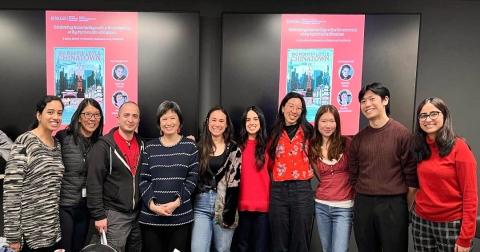 SPGH students and faculty at a screening and panel discussion celebrating Asian heritage