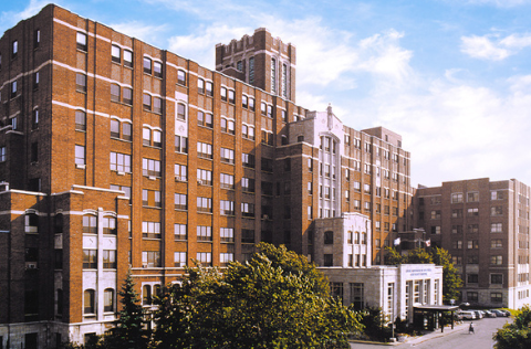 Exterior view of one the three main hospital sites affiliated with McGill’s Division of Hematology: St. Mary’s Hospital Center (SMHC)