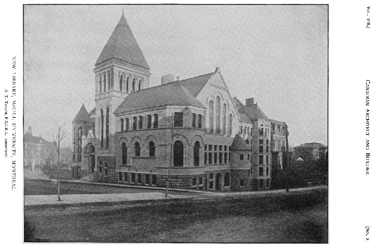 Redpath Library, 1895