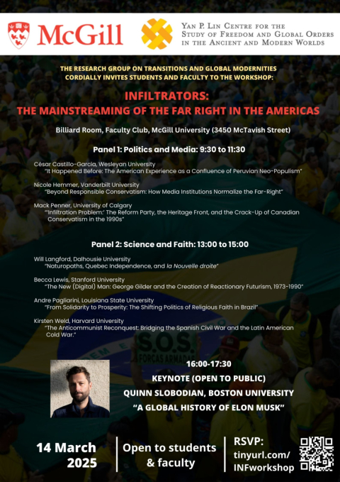 Poster with event details and photo of keynote presenter. 