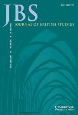 Cover of the "Journal of British Studies"